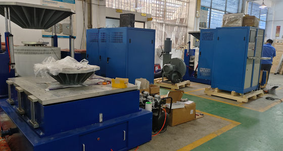 قیمت خوب سیستم ارتعاش با فرکانس بالا با میز 3 متر در 3 متر، نیروی سینوسی و تصادفی 70 کیلو نیوتن برای تست زیربسته‌های باتری آنلاین